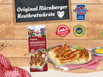 Original Nürnberger Rostbratwürste